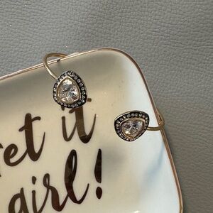 Gold and Silver Teardrop Bracelet